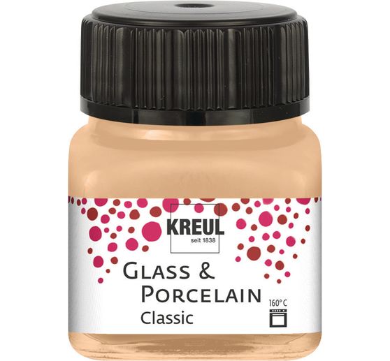 Peinture Glass & Porcelain « Classic Metallic » KREUL, 20 ml