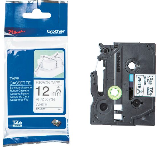 Ruban textile pour Brother P-touch, 12 mm