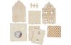 Kit de construction en bois VBS « Maison avec clôture » éclairage LED