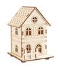 Kit de construction en bois VBS « Maison avec clôture » éclairage LED