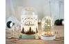 Cloche en plastique sur socle, éclairable