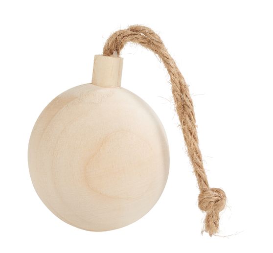 Boule en bois couleur de 4 cm