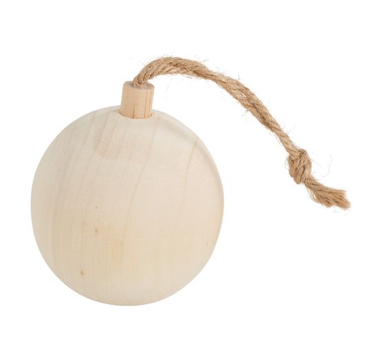Boule de Noël en bois