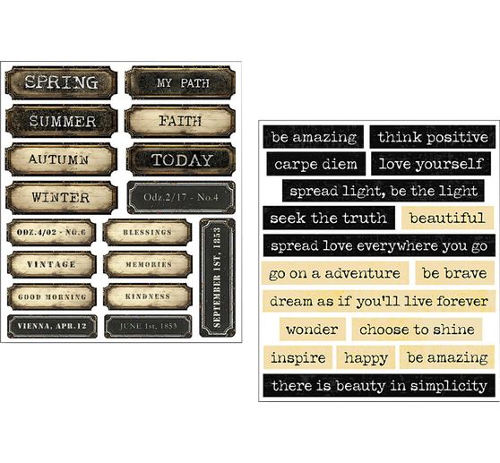 Kit stickers Mixed Media