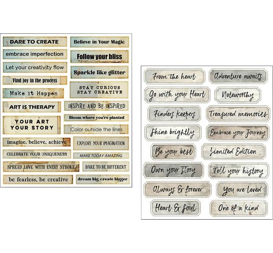 Kit stickers Mixed Media