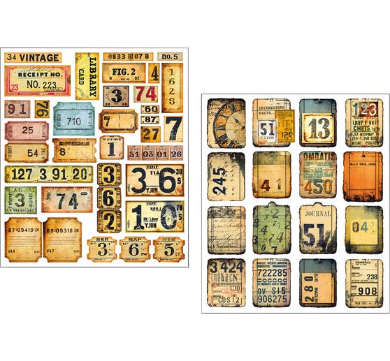Kit stickers Mixed Media