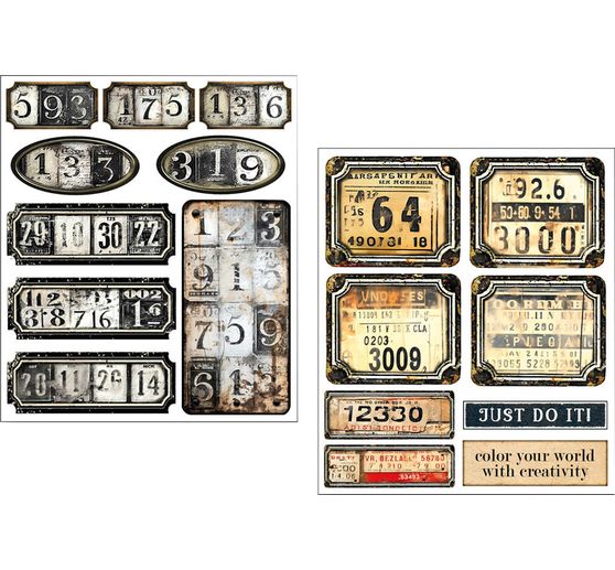 Kit stickers Mixed Media