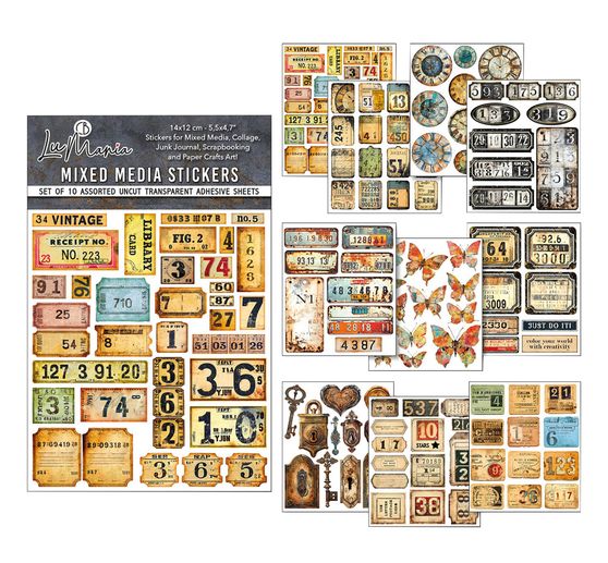 Kit stickers Mixed Media
