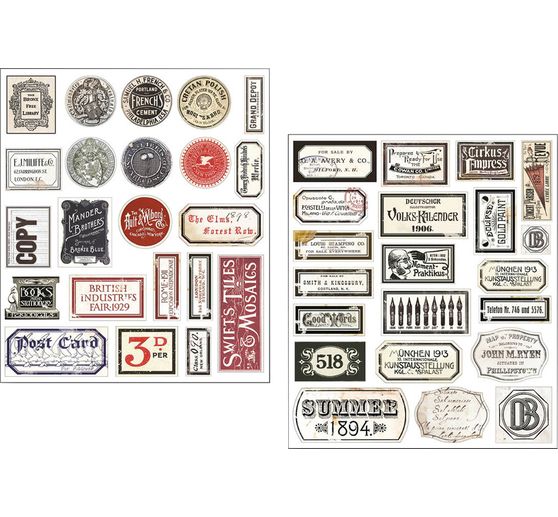 Kit stickers Mixed Media