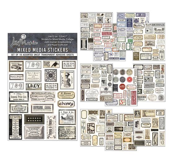 Kit stickers Mixed Media