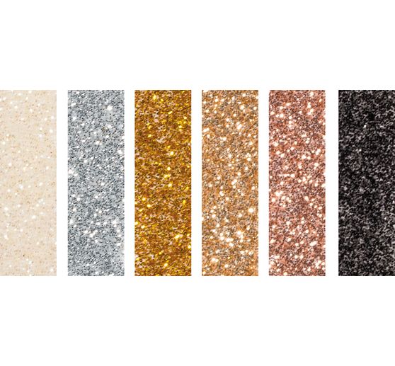 Paillettes bio « Mini assortiment de couleurs », 6 x 2 g