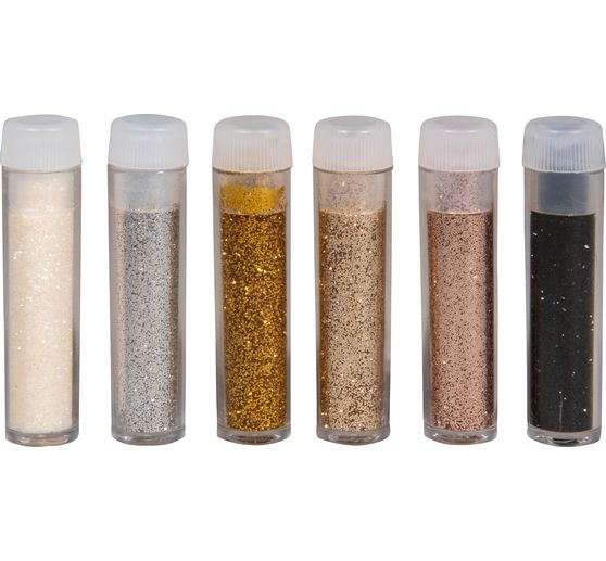 Paillettes bio « Mini assortiment de couleurs », 6 x 2 g