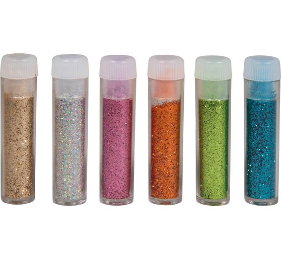 Paillettes bio « Mini assortiment de couleurs », 6 x 2 g