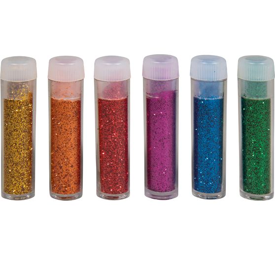 Paillettes bio « Mini assortiment de couleurs », 6 x 2 g