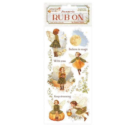 Feuille de décalcomanies Rub On « Whispering Woods »