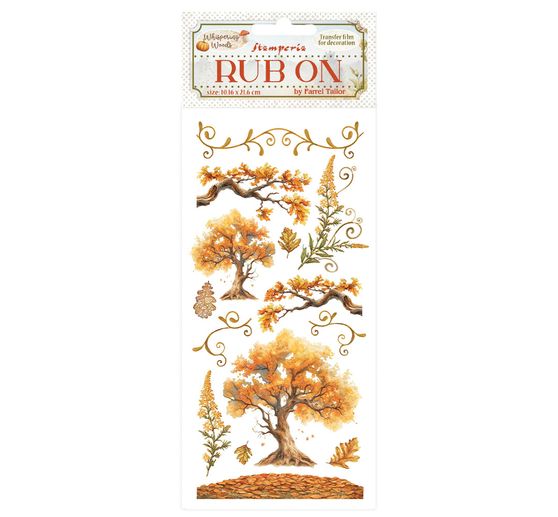 Feuille de décalcomanies Rub On « Whispering Woods »