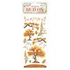 Feuille de décalcomanies Rub On « Whispering Woods » Oak