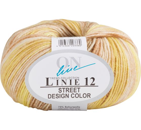 Laine ONline « Street Design Color », ligne 12, 50 g, env. 210 m