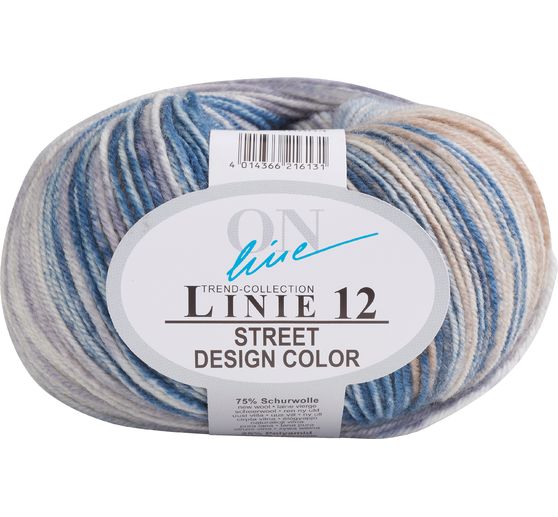 Laine ONline « Street Design Color », ligne 12, 50 g, env. 210 m