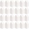 Calendrier de l'Avent maisons en carton Blanc