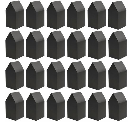Calendrier de l'Avent maisons en carton
