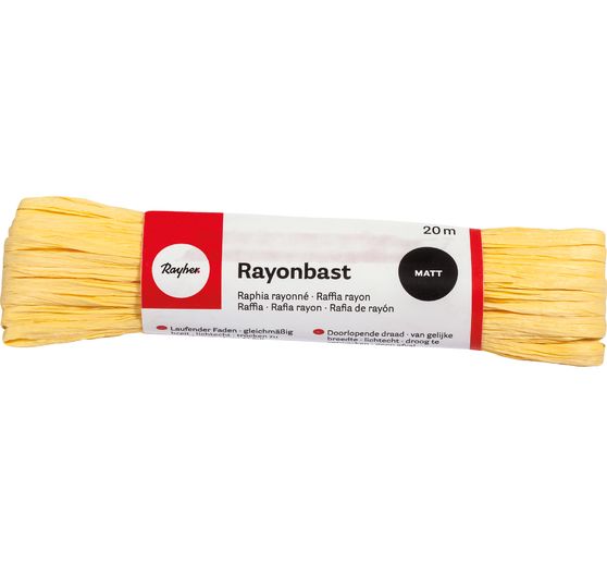 Raphia rayonne, mat