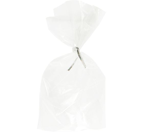 Sachets à soufflet de fond « Transparent » avec ferme-sac