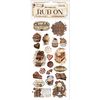 Rub On Transfer paper "Coffee and Chocolate" Sweet Moments
