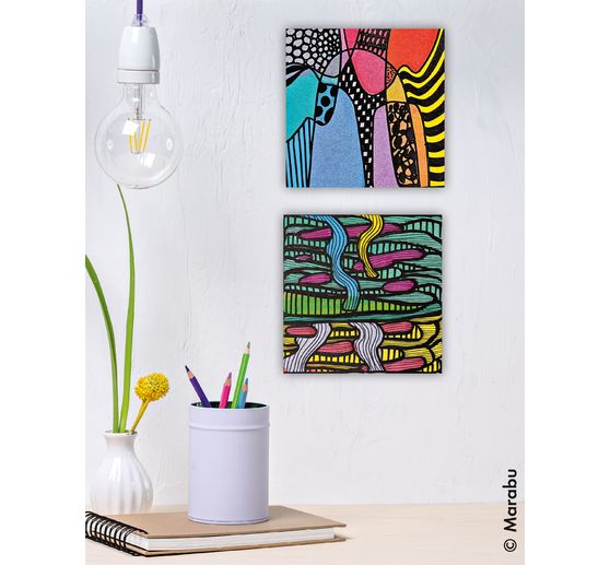 Acryl Color Squeegee Art Set Marabu