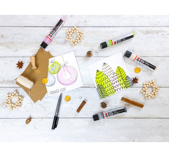 Acryl Color Squeegee Art Set Marabu