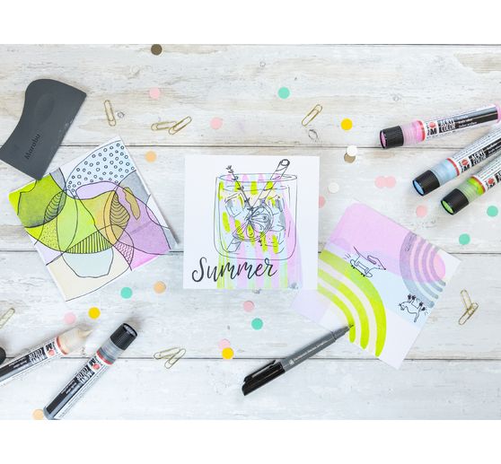 Acryl Color Squeegee Art Set Marabu