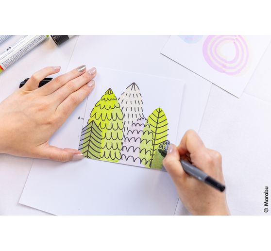 Acryl Color Squeegee Art Set Marabu