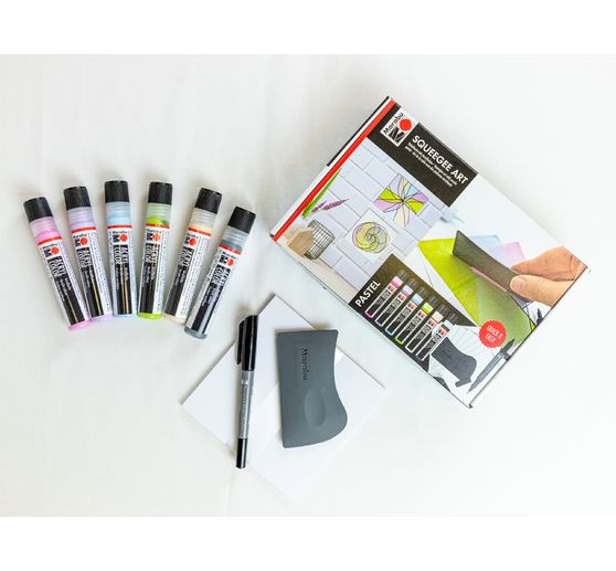 Acryl Color Squeegee Art Set Marabu