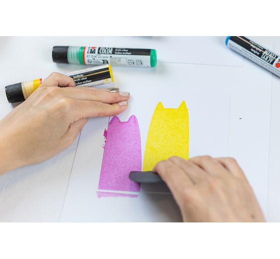 Marabu Acryl Color Squeegee Art Set