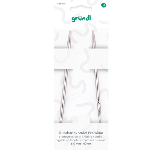Gr&uuml;ndl circular knitting needle
