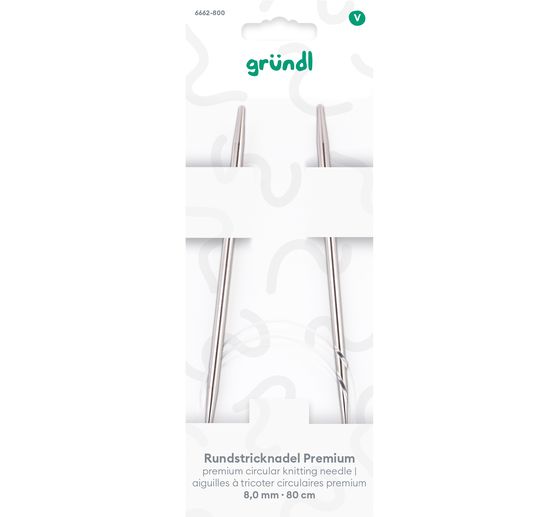 Gr&uuml;ndl circular knitting needle