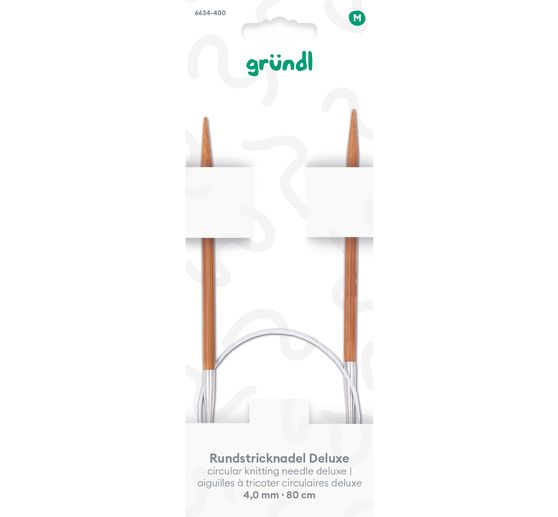 Aiguilles circulaires Deluxe Gr&uuml;ndl