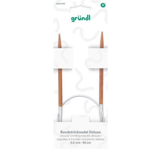 Aiguilles circulaires Deluxe Gr&uuml;ndl