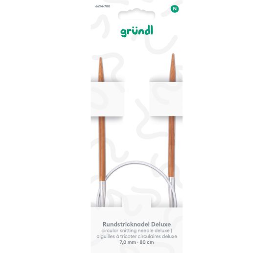 Aiguilles circulaires Deluxe Gr&uuml;ndl