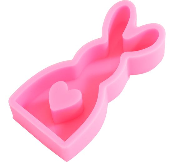 VBS Silicone casting mould "Bunny with heart"