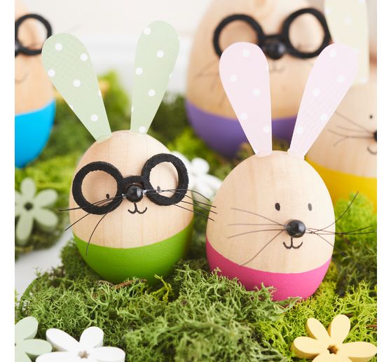 Perles en bois, &Oslash; 8 mm, 85 pc.