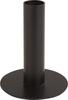 Bougeoir en m&eacute;tal pour bougie chandelle, noir