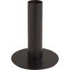 Bougeoir en m&eacute;tal pour bougie chandelle, noir Haut
