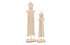 Phares en bois VBS « Mare », set de 2