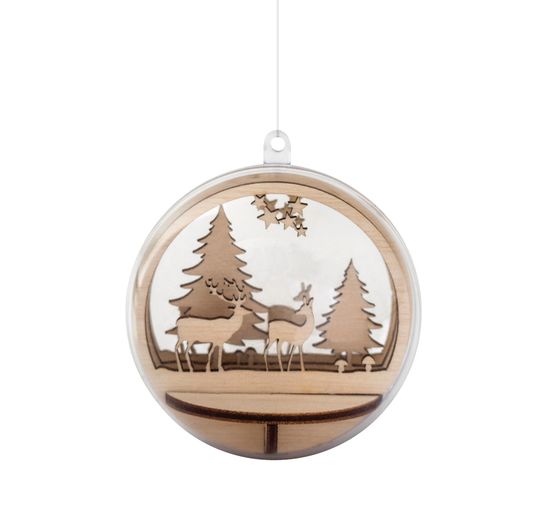 Motif à piquer en bois "Rennes".