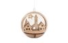 Wooden stick motif "Houses