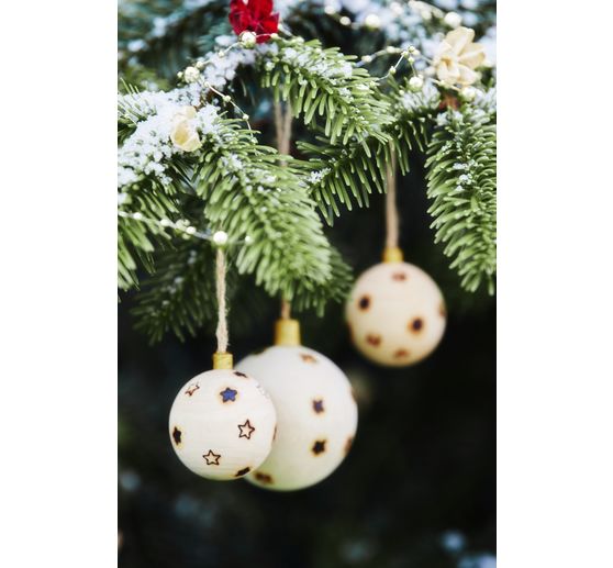 Boules en papier mâché VBS, 6 pièces