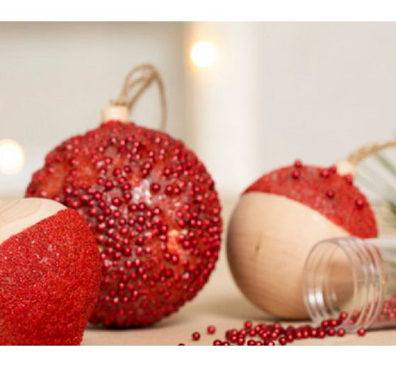 Boule de Noël en bois