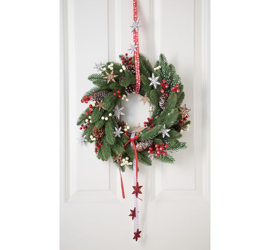 Branche de sapin avec baies et pommes de pin VBS, 4 pc.