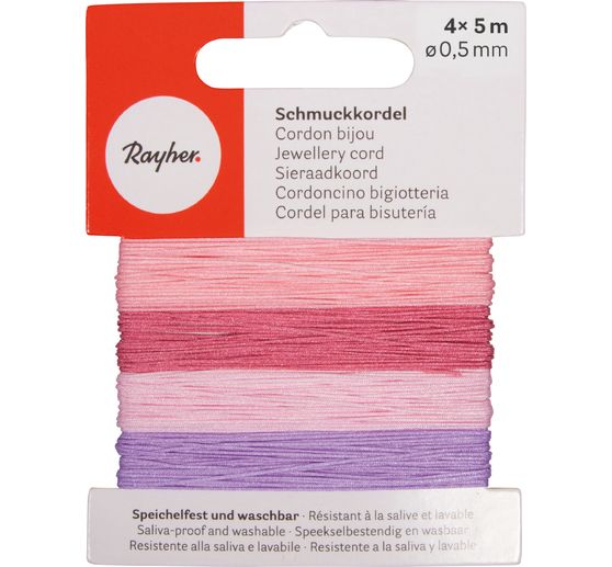Cordon pour bijoux, 0,5 mm